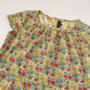 A.P.C. x Liberty Cap Sleeve Shift Dress, L